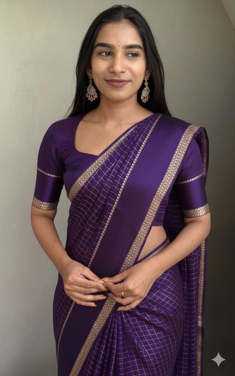 SV25   Viscose Georgette sarees with Gap border