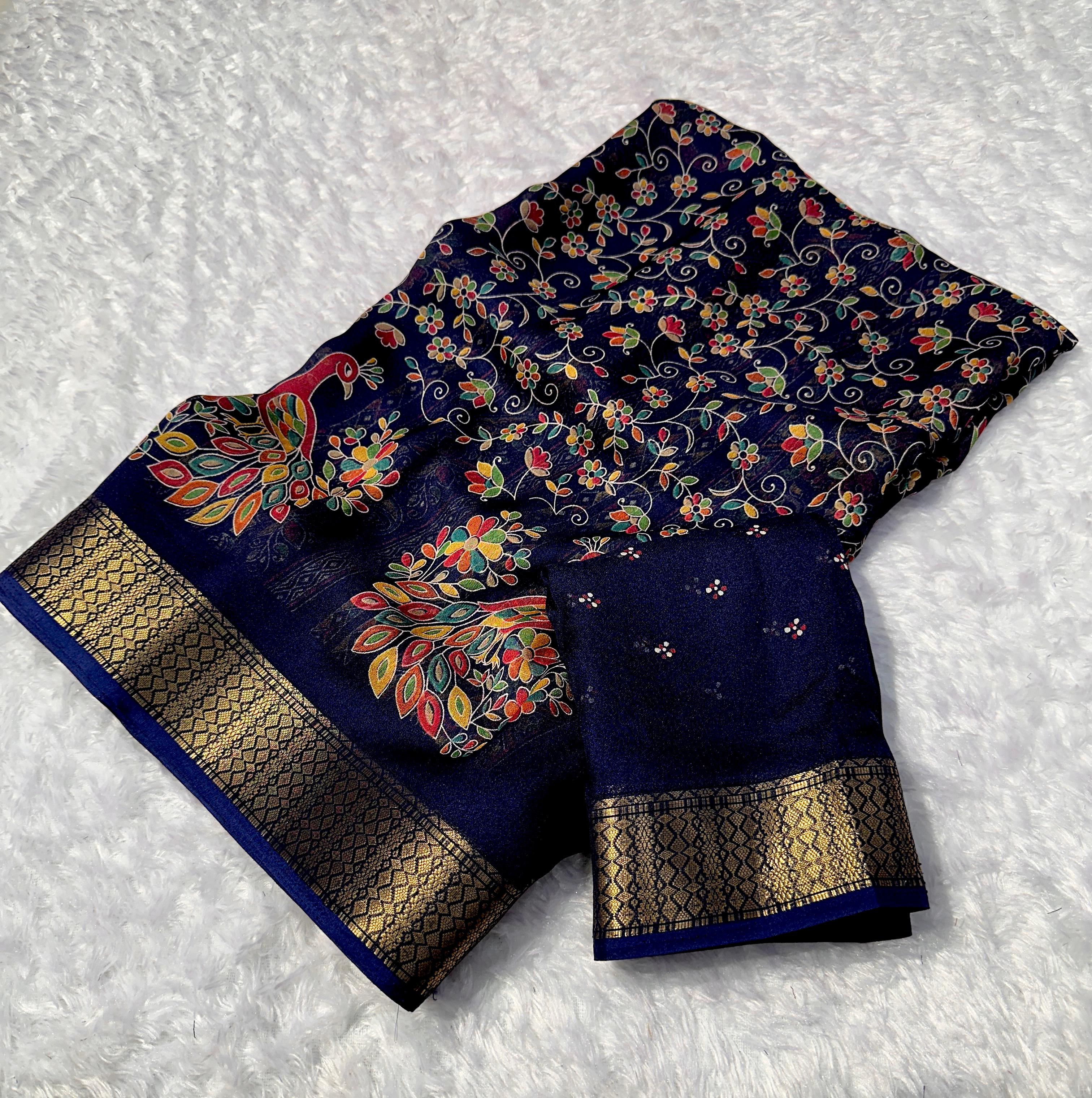 SV23      Premium Georgette silk sarees