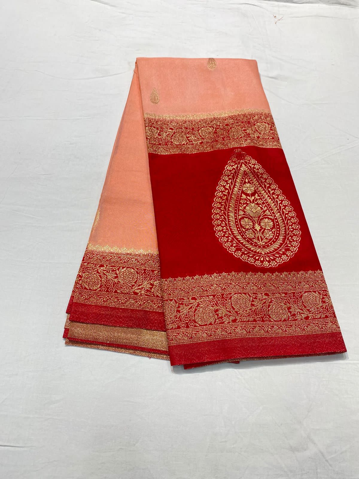 SV21                                      Pure Mysore crepe silk Sarees