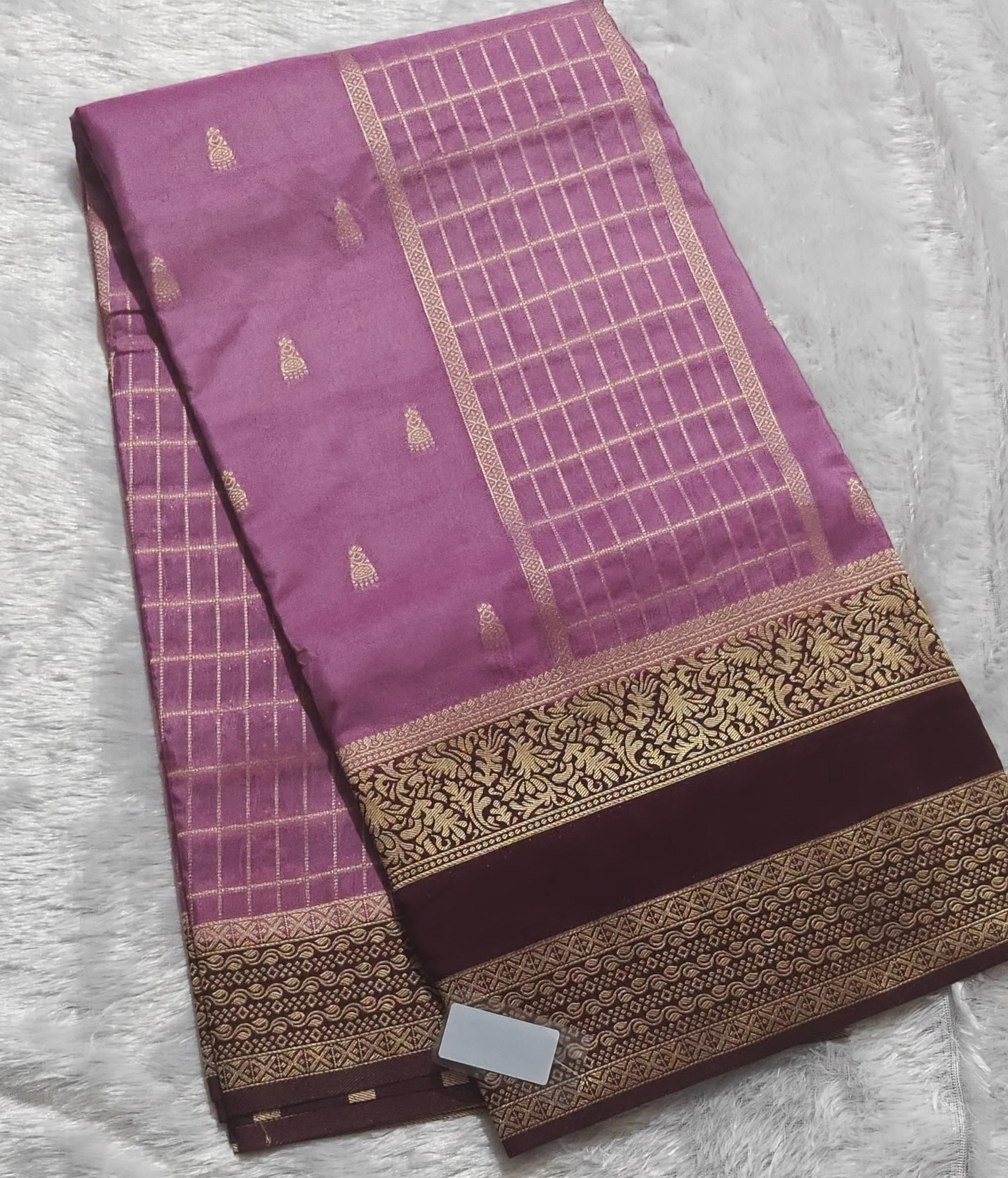 SV28 Mysore Crepe Silk Sarees