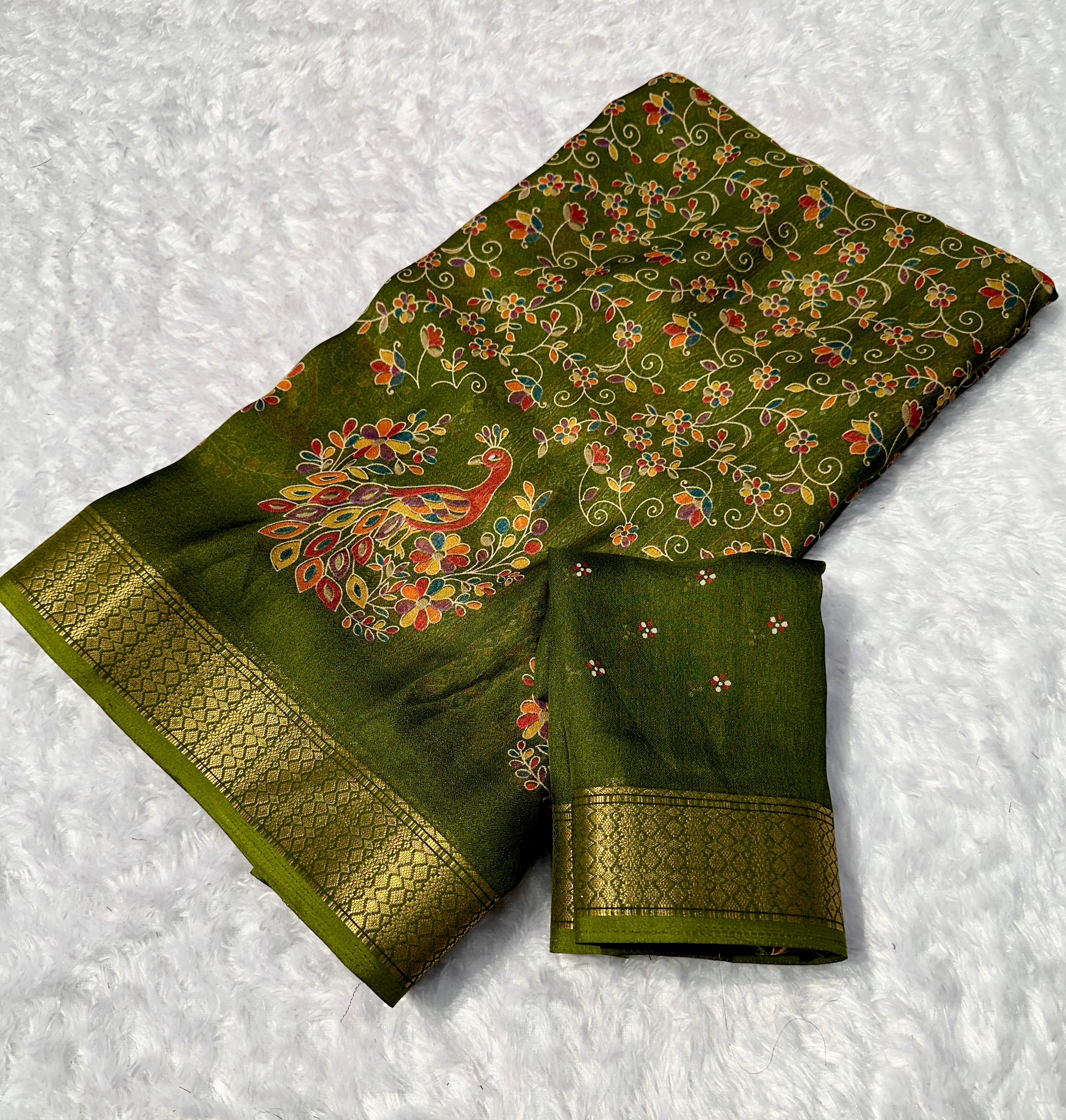SV23      Premium Georgette silk sarees