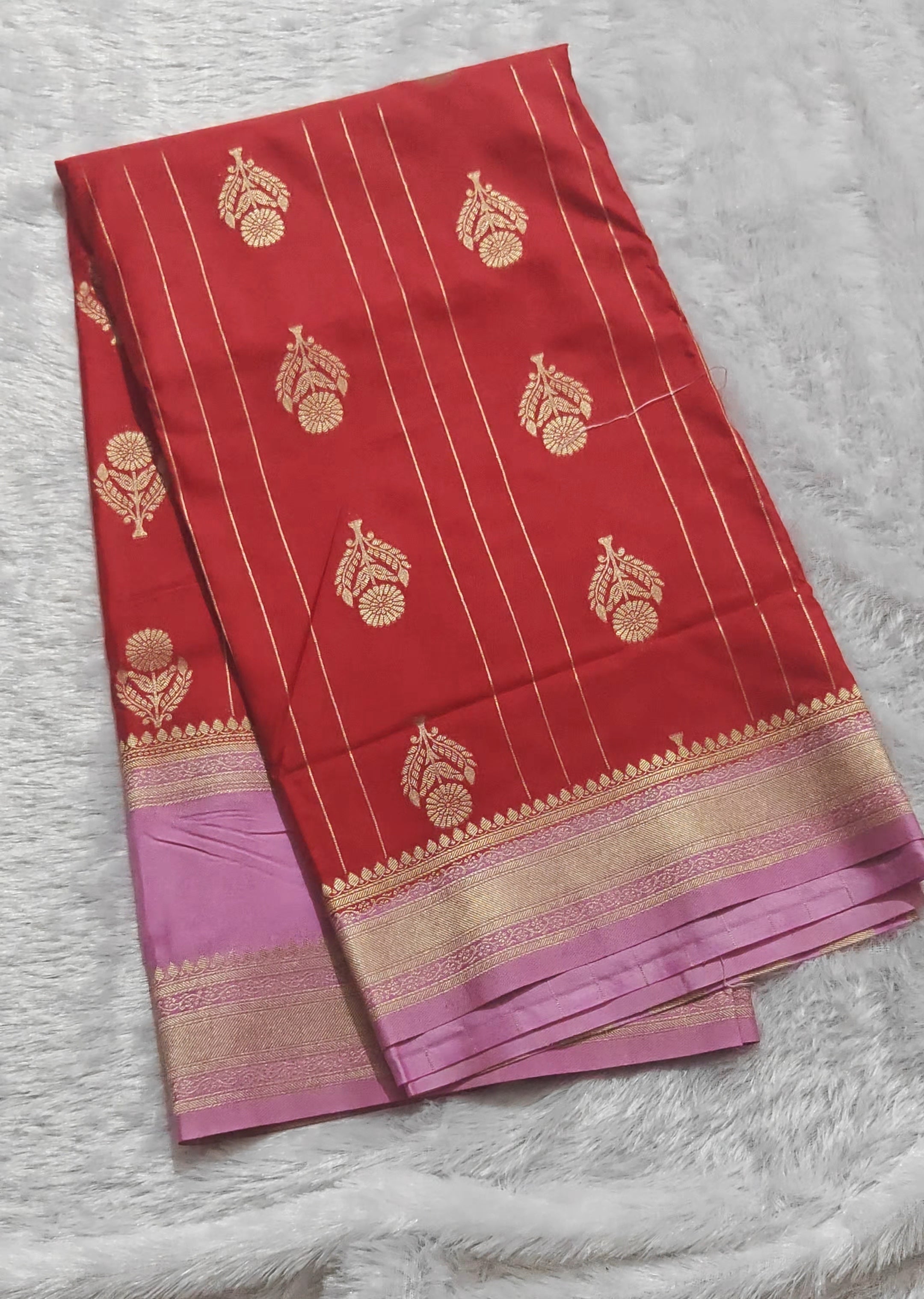 SV28 Mysore Crepe Silk Sarees